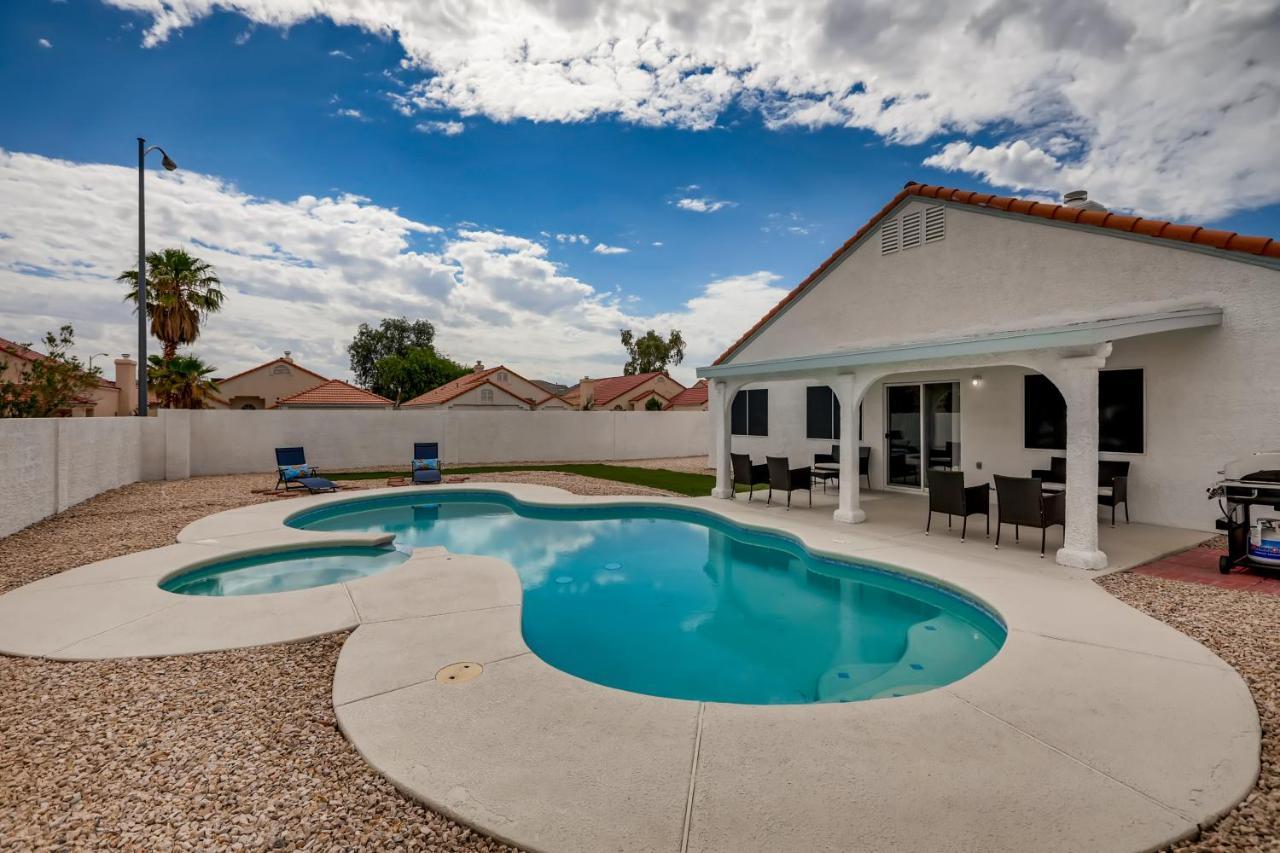 Luxurious House With A Pool, Spa, And Patio, Sleeps 6 Comfortably Лас-Вегас Екстер'єр фото